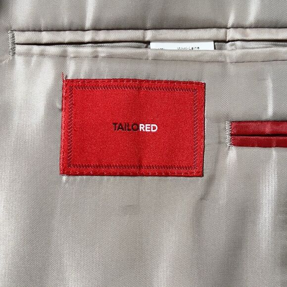 TailoRed Loro Piana Blazer Mens Sz 44R Plaid 2 Button Silk Wool Linen Blend - Picture 9 of 16